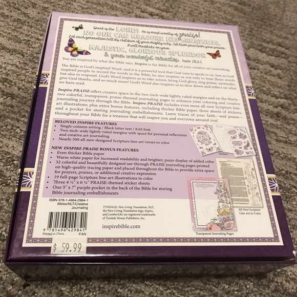 Inspire Bible for Creative Journaling - Picture 3 of 14